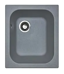 Кухонна мийка Adamant COMPACTA сіра 430x500x200 мм, без крила 43 см