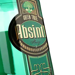 Абсент Green Tree Green Tree Absinth Fairy 70% 0.5 л - мініатюра 3