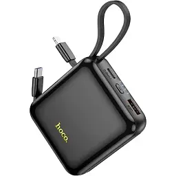 Портативна батарея Power Bank Hoco Q23 Blade 22.5W+PD20W with cable 10000mAh Black - мініатюра 2