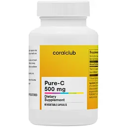 Pure-C 500 mg Корал Клаб, 60 капсул | Coral Club