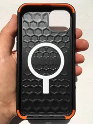 Оригінальний протиударний чохол для Iphone 14 Plus/15 Plus UAG Civilian Magsafe Black 114037114040 - мініатюра 8