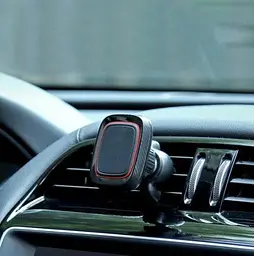 Автотримач для телефону Magnetic магнітний на повітропровід Чорний (H-CT213) - мініатюра 6