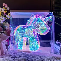 Світлодіодний нічник UFT LP1 Unicorn Єдиноріг 30 см у подарунковій коробці (UFTLP1unicorn) - мініатюра 2