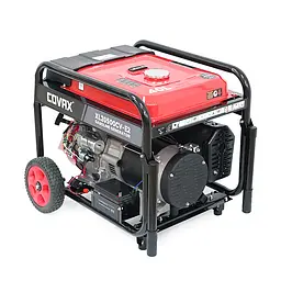 Генератор бензиновий COVAX XL20500CV-E2, 9.5kW, однофазний 220V, 50Hz, DC12V, 21HP, Electric Starter, tank 25L, 710x535x555mm - мініатюра 2