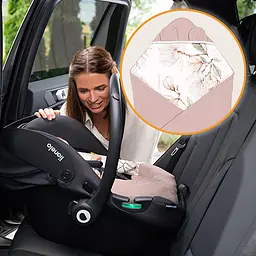 Ковдра для люльки Lionelo Travel Swaddle Blanket beige magnolia (LO-TRAVEL SWADDLE BLANKET BEIGE MAGNOLIA) - мініатюра 9