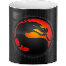 Кухоль GeekLand Mortal Kombat Мортал Комбат чорний фон MK.02.49 330 мл білий - мініатюра 3