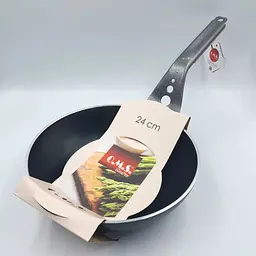 Сковорода WOK O.M.S. Collection 3750-24 см 2,2л Black - мініатюра 2