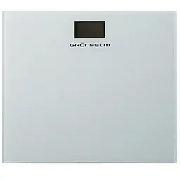 Ваги електронні Grunhelm BES-26W з батареєю білі (136087)