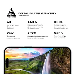 Скло захисне Armorstandart Pro Apple iPhone 15 with mesh (ARM87023) - мініатюра 5