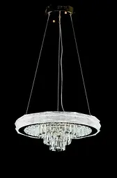 Світлодіодна люстра Splendid Ray LC131/1+1 LED (CH) з кришталем, золото, 40 Вт - мініатюра 4