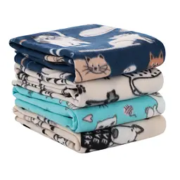 Плед Ardesto Fleece 100% поліестер песики бежевий 130 x 160 см (ART0723PB) - мініатюра 5