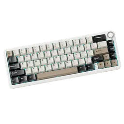 Клавіатура Attack Shark X66 RGB White Cheese