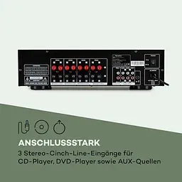 Підсилювач Auna AV2-CD850BT (10032758) - мініатюра 6