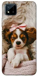 TPU чохол Demsky Sleepy spaniel для Realme C11 (2021)