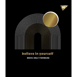 Набір зошитів Yes Good vibes Pantone Gold А5 в клітинку 96 аркушів 5 шт. (766903) - мініатюра 2