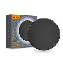 LED світильник настінний Videx WL03, 12W 3000-4000-6500K IP65 чорний (28764-000)