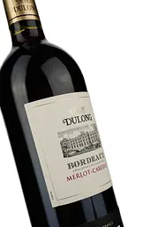 Вино Dulong Bordeaux Merlot-Cabernet, червоне, сухе, 12-12,5%, 0,75 л - мініатюра 3