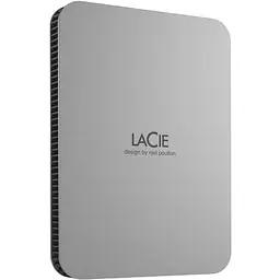 Зовнішній жорсткий диск LaCie Mobile Drive 1TB Moon Silver [STLP1000400] [115894] - мініатюра 3