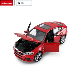 Машинка колекційна металева BMW X6M Rastar 56600 1:24 червоний - мініатюра 3