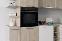Indesit Духовий шафа Indesit електричний, 66л, A, конвекція, чорний - мініатюра 5