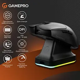 Миша GamePro Genesis Wizard (GM160B) - мініатюра 9