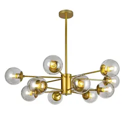 Люстра молекула Levistella 7526033-12 GD+CL