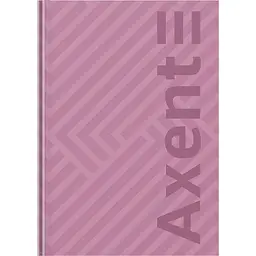 Книга записна Axent  Pattern А4- 96 аркушів клітинка рожева (8425-4-A)