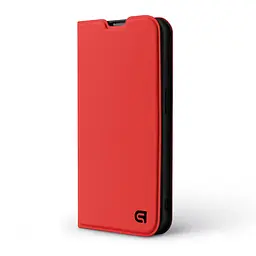 Чехол-книжка для Realme C63 4G/C61 4G, OneFold Case, красный, из экокожи (PU) и TPU, с магнитом, с подставкой и отделением для карт, трансформируется в подставку, противоударный, защита всего корпуса, ArmorStandart (ARM80939) - мініатюра 2