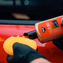 Кремовий поліроль кузова K2 Color Max приховує подряпини, що підсилює Червоний колір 250 мл (K020RED) - мініатюра 2