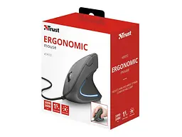 Миша Trust Verto Ergonomic Mouse (22885) Black USB - мініатюра 6