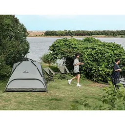 Намет Naturehike NH21ZP008 тримісний автоматичний оливково-зелений - мініатюра 12