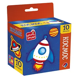 Гра розвиваюча Vladi Toys набір магнітів Космос VT3106-34 Різнокольоровий shop (4820234767052) - мініатюра 1