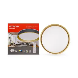 Світлодіодний світильник Smart MODERN 1-ESP-2004 45W Gold&Black IP20 ETRON - мініатюра 2