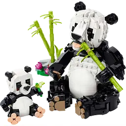 Конструктор LEGO Creator Дикі тварини сімейство панд 626 деталей (31165) - мініатюра 3
