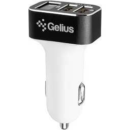 Автомобільний зарядний пристрій Gelius Pro Wolt LCD GP-CC005 Black з кабелем Apple Lightning - мініатюра 3