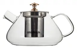 Чайник скляний заварювальний зі знімним ситечком Ofenbach 700 мл kuh0006761