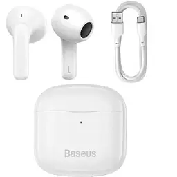 Bluetooth Стерео Гарнітура Baseus NGTW080202 TWS Білий