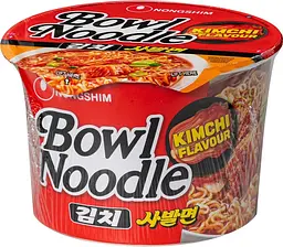 Локшина Nongshim Bowl Noodle Kimchi Боул з кімчі 100 г (8801043055628)