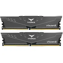 Модуль пам`яті DDR4 2x8GB/3600 Team T-Force Vulcan Z Gray (TLZGD416G3600HC18JDC01)