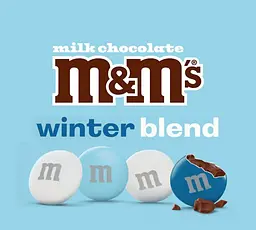 Драже M&M's Winter Blend Milk Chocolate Christmas Candy 283.5г - мініатюра 4
