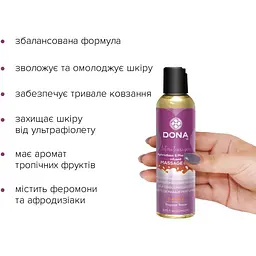 Масажна олія DONA Massage Oil SASSY - TROPICAL TEASE (110 мл) - мініатюра 2