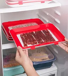 Розумний піднос для зберігання їжі Supretto з кришкою для нарізки та продуктів - мініатюра 3