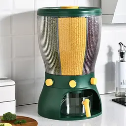 Диспансер-органайзер для круп та сипучих Rotate-Dispenser ∙ Контейнер з дозатором для сипучих продуктів