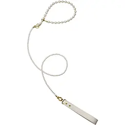 Перлинний нашийник з повідцем Lockink Pearl Collar & Leash Set