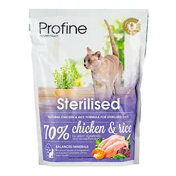 Сухий корм Profine Sterilised для стерилізованих кішок, з куркою та рисом, 300 г - мініатюра 3