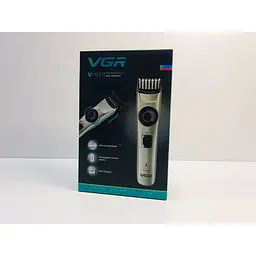 Акумуляторний чоловічий триммер VGR V-031 для бороди з регулюванням довжини - мініатюра 9