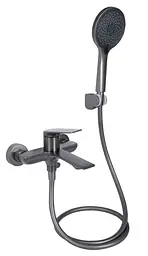 Змішувач для ванни Qtap Vlasta New QTVLA259GMB45643 Gunmetal Black PVD - мініатюра 3