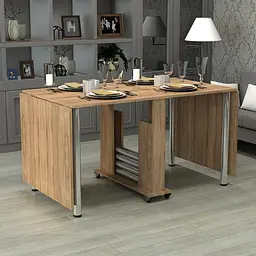 Кухонний стіл Gamma Style Родинний Дуб Сонома (2745x800x730) - мініатюра 2