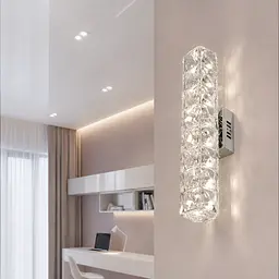 Хромоване LED бра з прозорим кришталевим склом Artlight 9689/1WCH - мініатюра 1