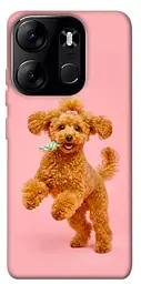 TPU чохол Demsky Happy poodle для Tecno Spark Go 2023